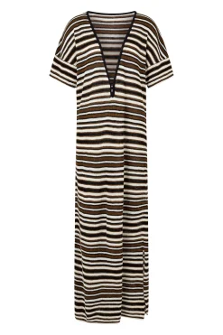 ELCE Swim Paradis|Dresses-AURA MAXI DRESS - DESERT STRIPE