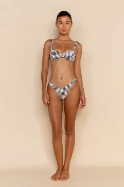 ELCE Swim Swim Tops|Escape-ESCAPE BRACUP TOP - HOUNDSTOOTH