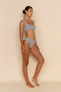 ELCE Swim Escape|Swim Tops-ESCAPE BRALETTE TOP - HOUNDSTOOTH