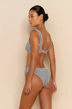ELCE Swim Escape|Swim Tops-ESCAPE BRALETTE TOP - HOUNDSTOOTH