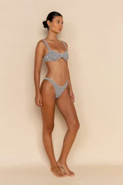 ELCE Swim Escape|Swim Bottoms-ESCAPE CHEEKY BOTTOM - HOUNDSTOOTH