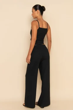 ELCE Swim Tops-JUNI TANK - BLACK