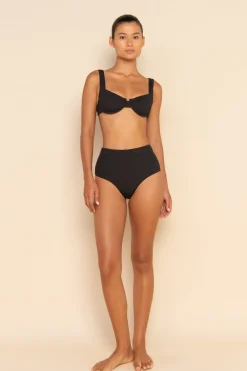 ELCE Swim Swim Tops-KHLO TOP - BLACK