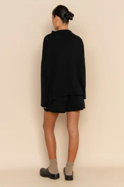 ELCE Swim Tops-MAR JUMPER - BLACK