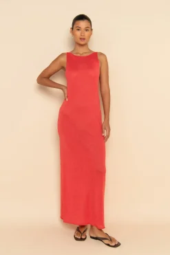 ELCE Swim Paradis|Dresses-SORAYA DRESS - RED