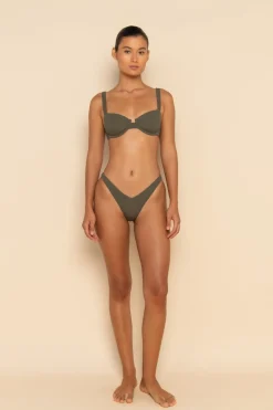 ELCE Swim Paradis|Swim Tops-ALBA BRACUP - OLIVE