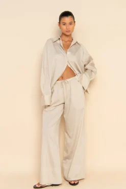 ELCE Swim Bottoms-ARIES PANT - OAT STRIPE