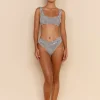 ELCE Swim Escape|Swim Bottoms-ESCAPE MID RISE BOTTOM - HOUNDSTOOTH
